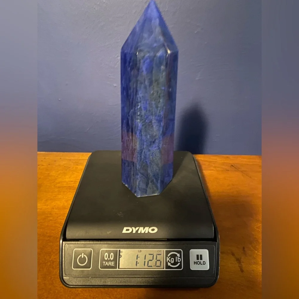 1lb 12.6oz Blueberry Quartz Tower 💙✨